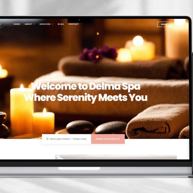 Delma Spa Elevating Online Presence With Responsive Website Booking System 2