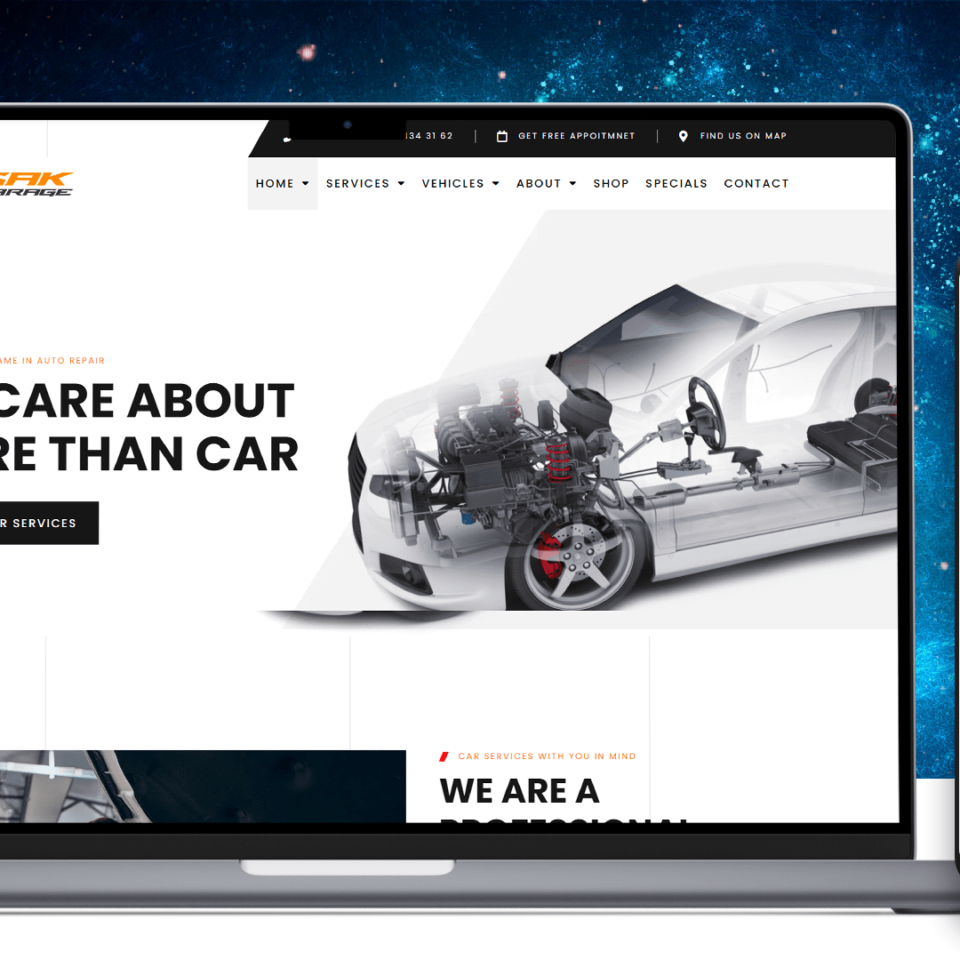 Missak Auto Garage Website Showcase