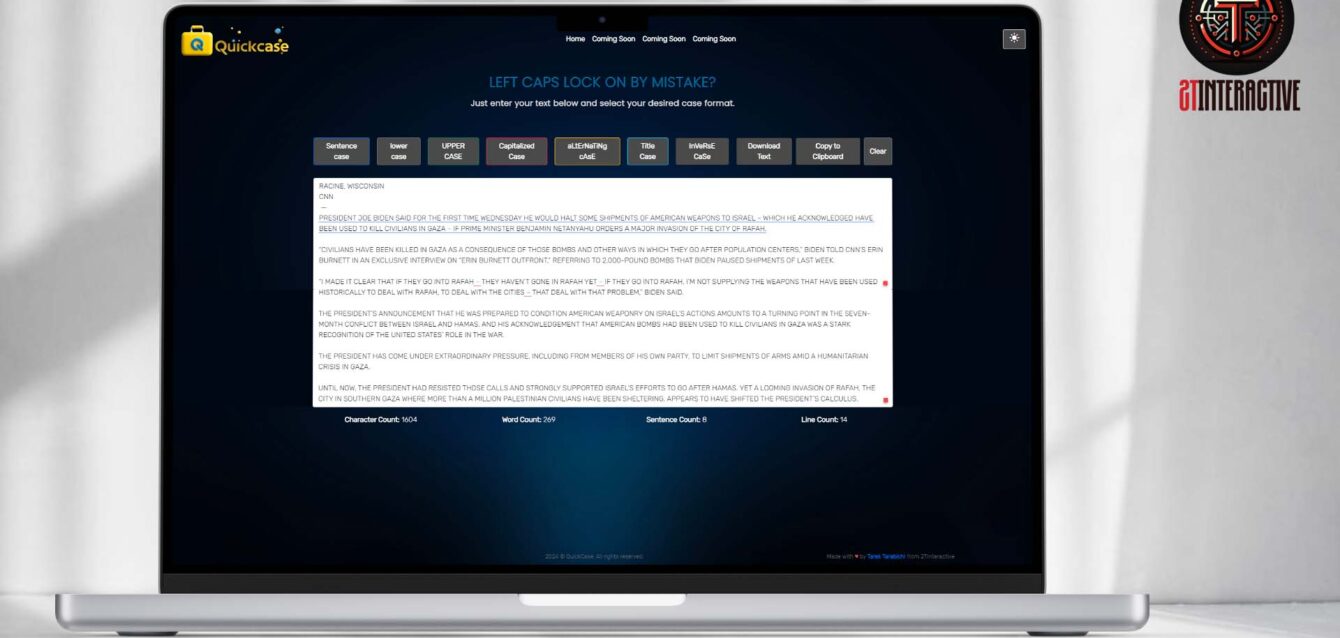 Transform Your Text With Ease Using Quickcase 2