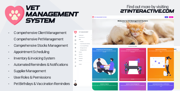 Vet Management System Promo