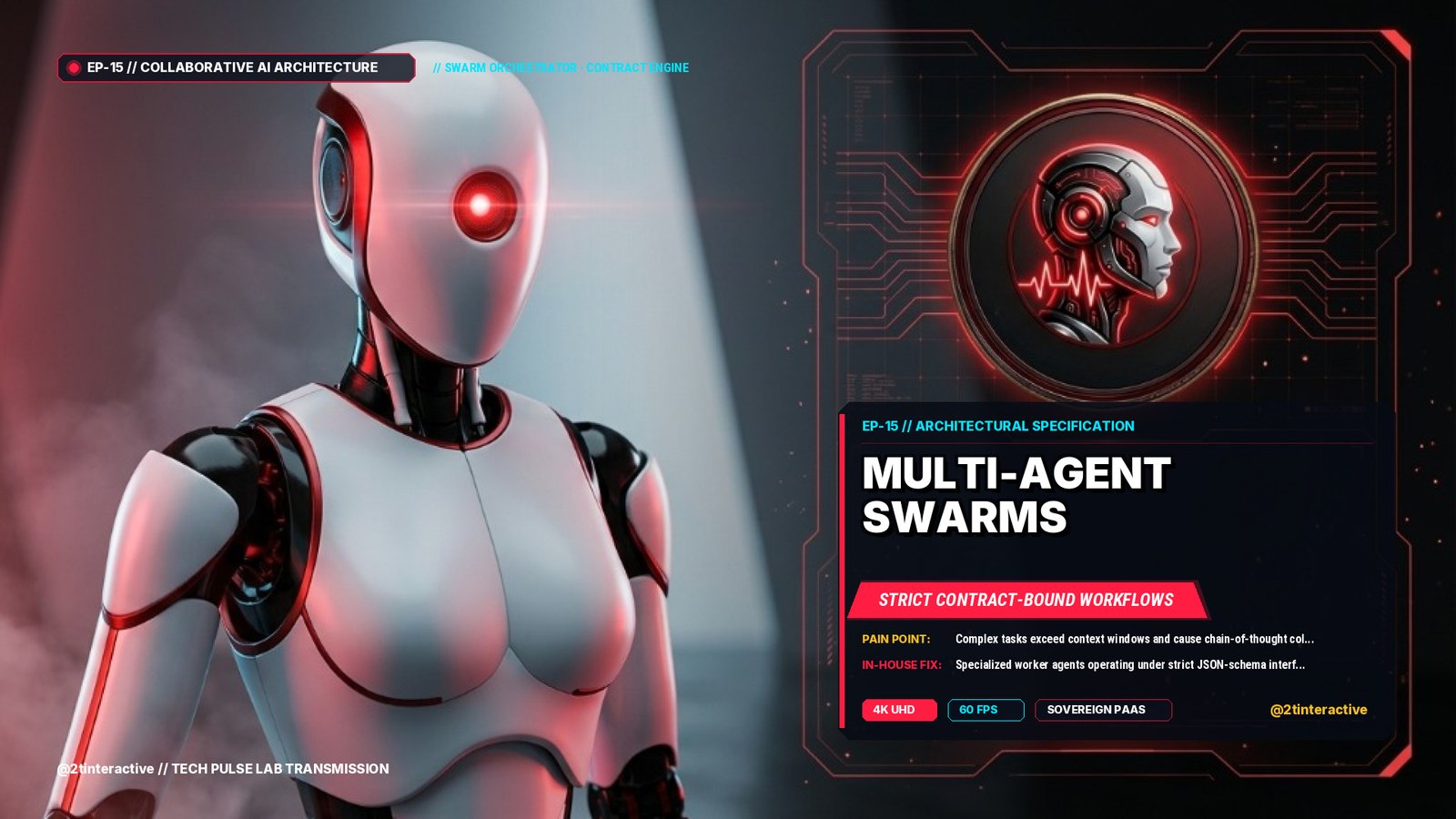 2TI-TECH-PULSE // EP-15: Multi-Agent Swarms with Contract Boundaries