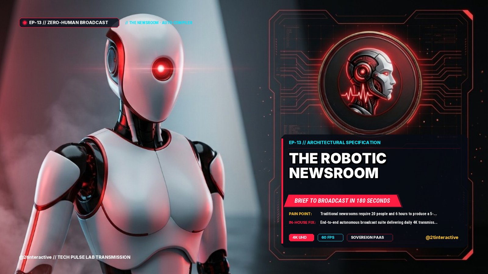 2TI-TECH-PULSE // EP-13: The Robotic Newsroom: Brief to Broadcast