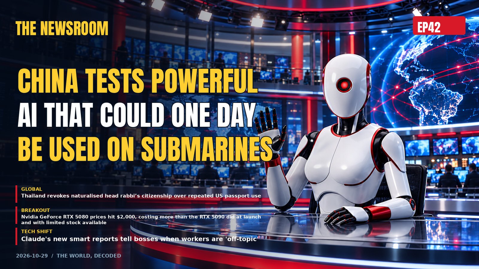 China tests powerful AI that could one day be used on submarines