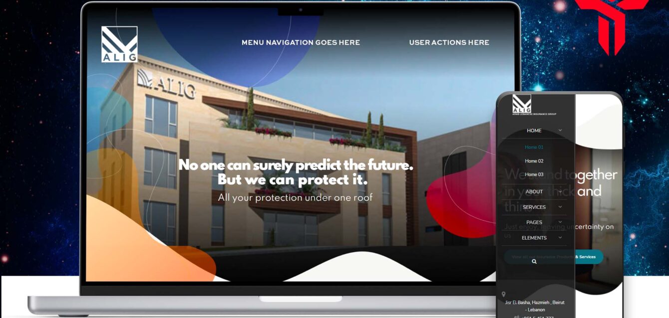 Arab Lebanese Insurance Group (ALIG) Website Redesign