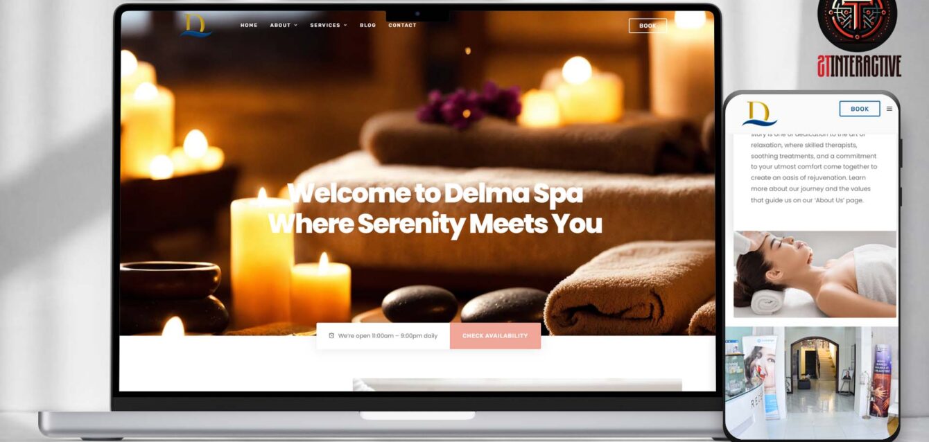 Delma Spa Website Showcase