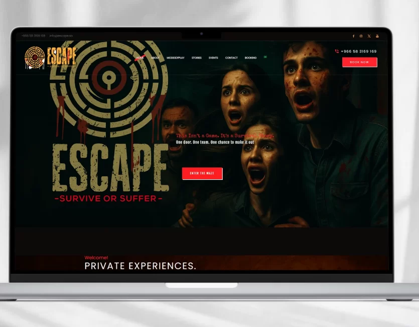 Escape Sa Website Mockup.webp