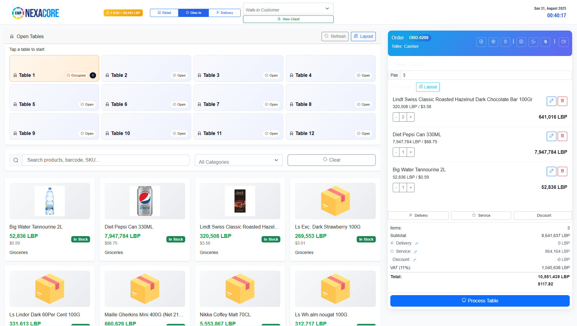 01 Pos Tablesmanager