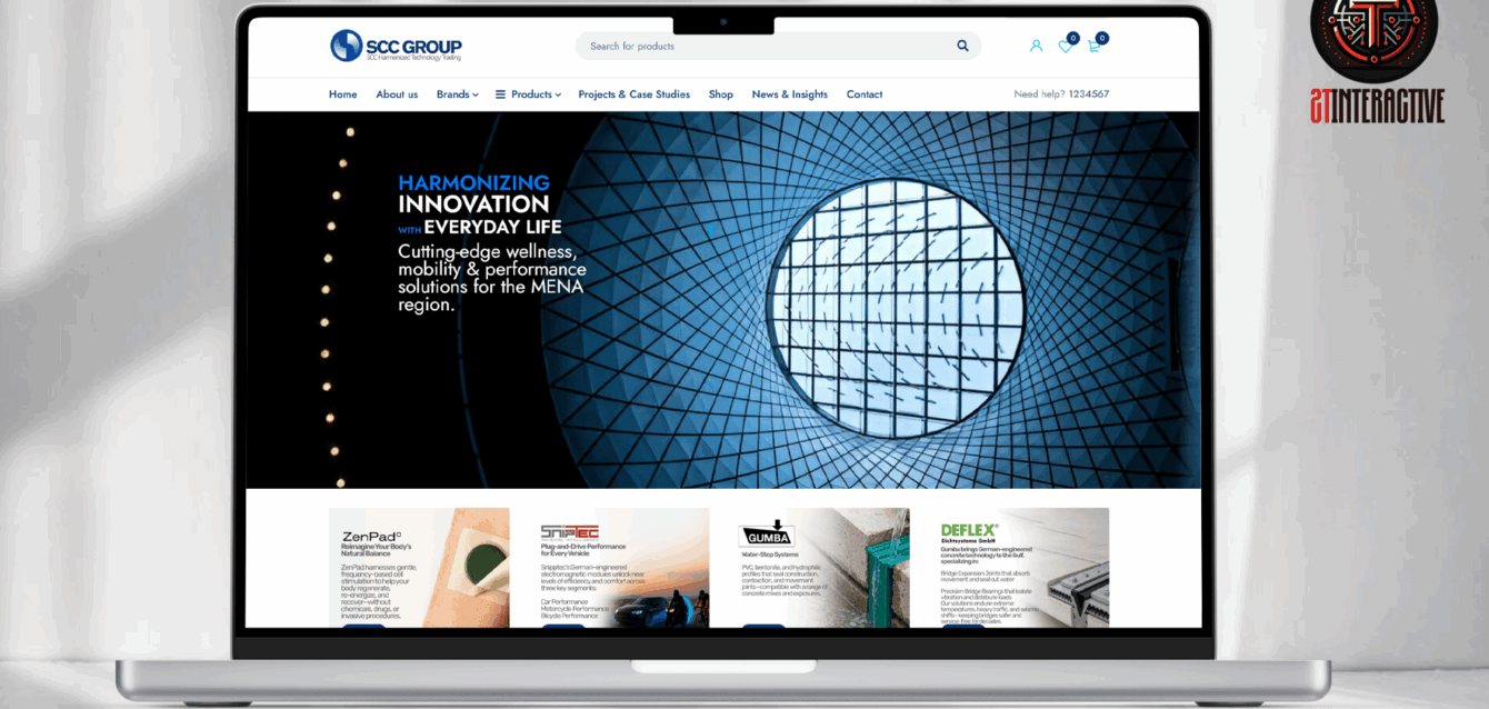 Sccgroup Corporate Website Showcase