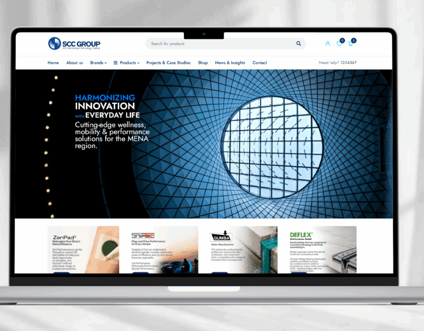 Sccgroup Corporate Website Showcase