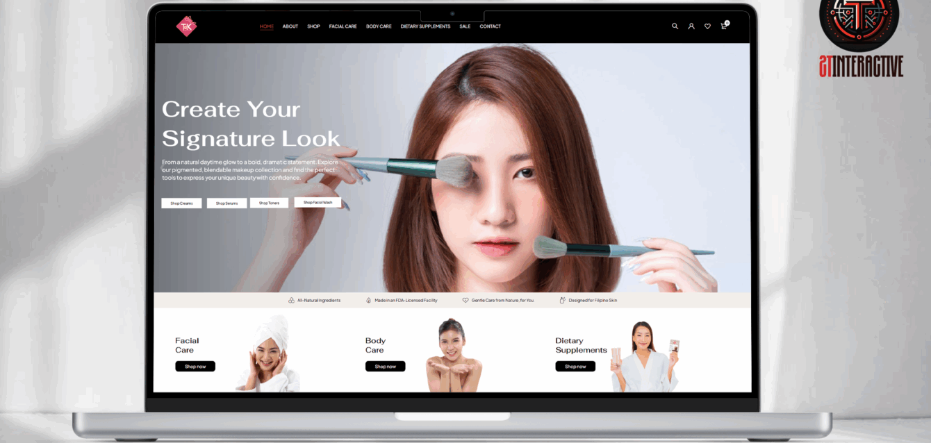 Tkbeautyandstyle Website Showcase