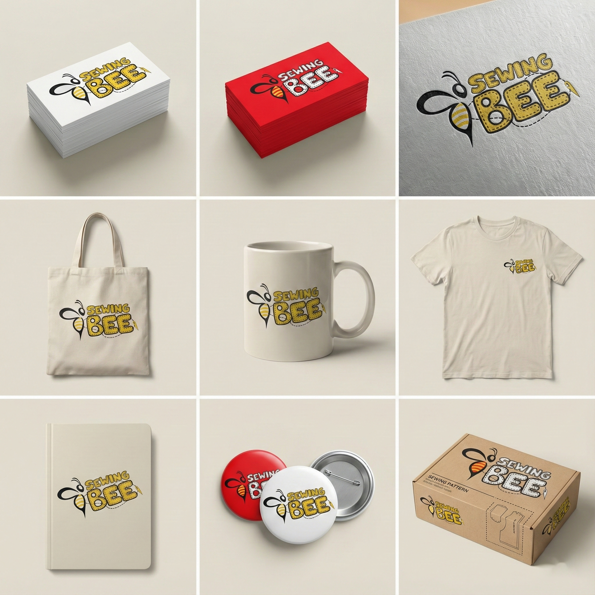 Sewingbee Branding Showcase